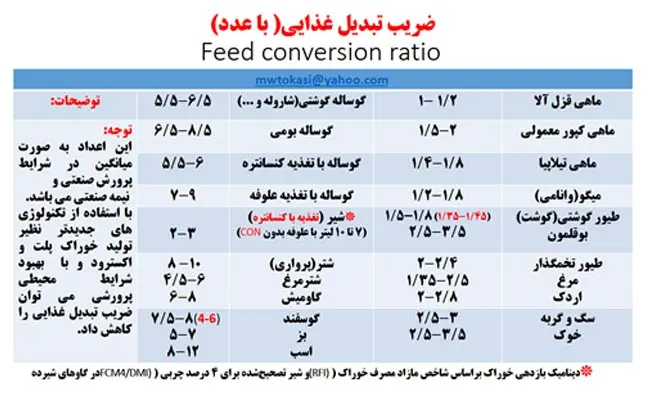 ضریب-تبدیل-خوراک-و-ضریب-تبدیل-خوراک-مؤثر
