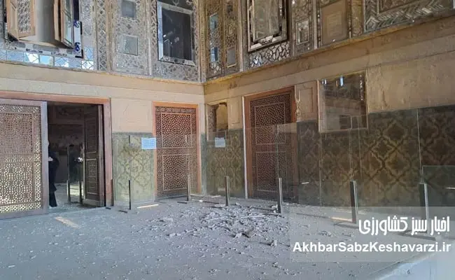 آسیب-به-کاخ-چهلستون-اصفهان؛-میراث-جهانی-یونسکو-زیر-آتش+-عکس.jpg-2