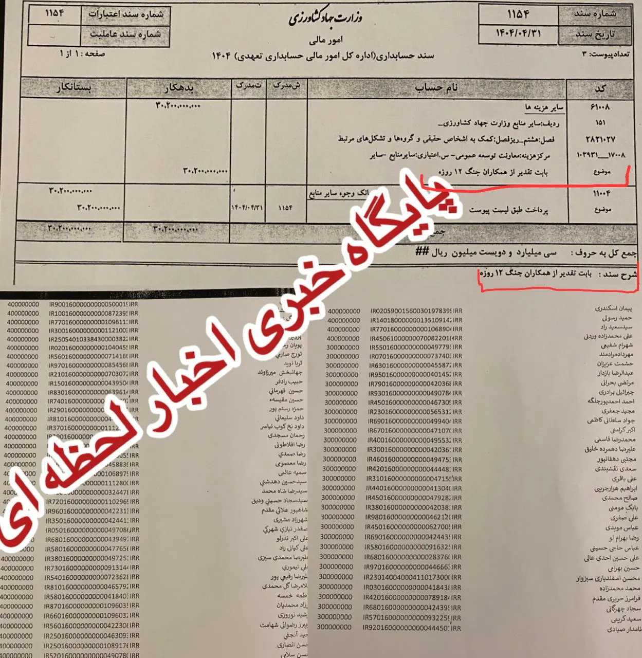 تکذیب بزرگ وزیر جهاد کشاورزی3