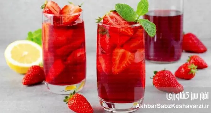 «راز شربت خانگی»: چگونه در کمترین زمان، خوشمزه‌ترین شربت توت‌فرنگی را درست کنیم؟
