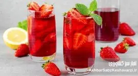 «راز شربت خانگی»: چگونه در کمترین زمان، خوشمزه‌ترین شربت توت‌فرنگی را درست کنیم؟