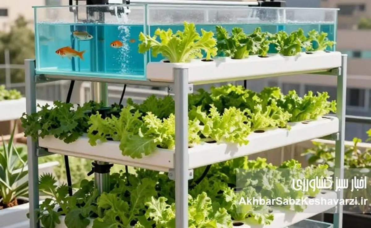 کشاورزی عمودی در آب (Aquaponics): راهکار پایداری آب و غذا در شهرهای ایران