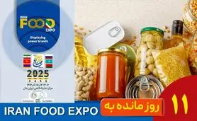 11 روز مانده تا ایران‌فود اکسپو ۱۴۰۴؛ باز شدن درهای صادراتی صنعت غذا به روی بازارهای جهانی