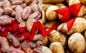 قیمت لوبیا چیتی و سیب زمینی رکورددار تورم غذا در ایران