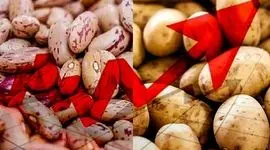 قیمت لوبیا چیتی و سیب زمینی رکورددار تورم غذا در ایران