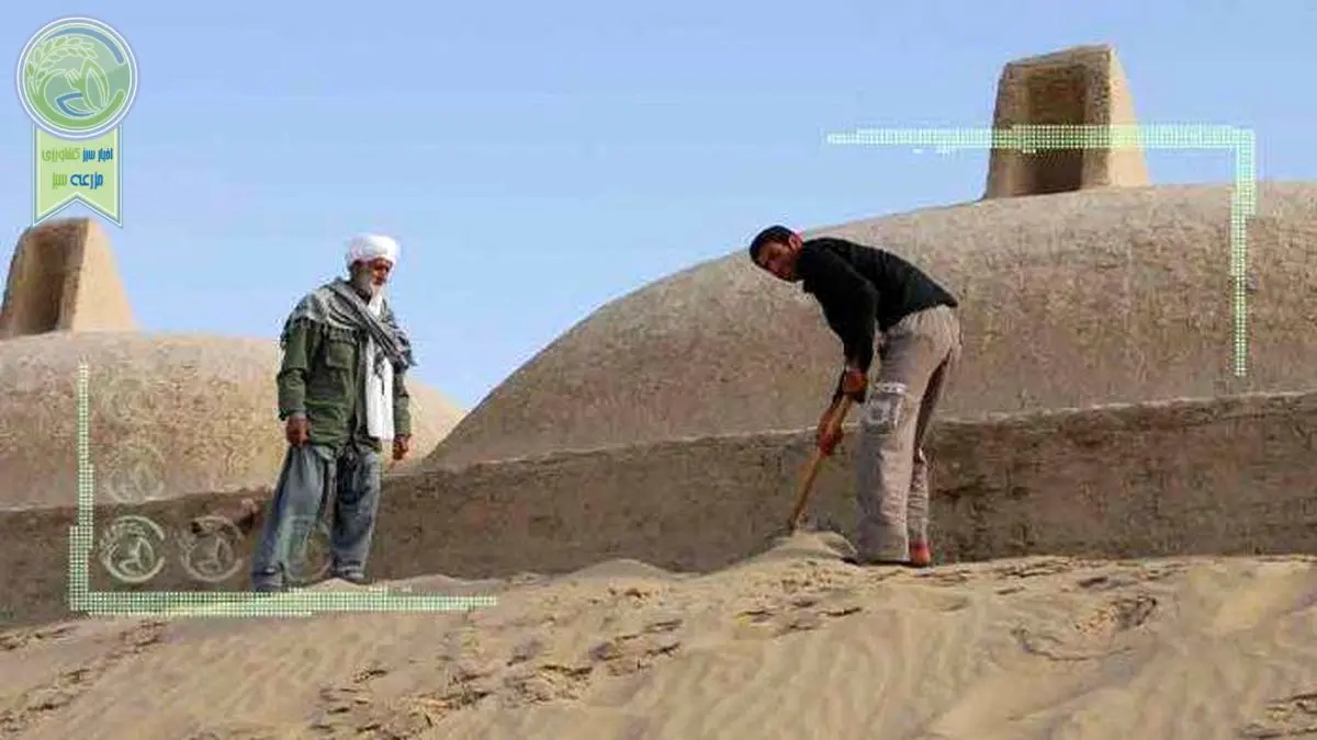 دفن روستاهای محروم ریگان در شن‌های روان