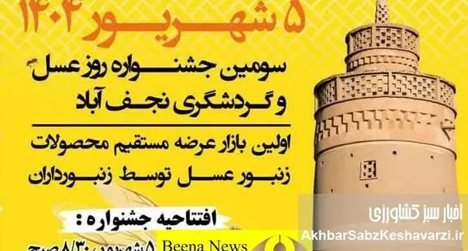 حمایت از جشنواره‌ها و بازارهای محلی، پیشران صنعت زنبورداری کشور