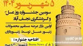 حمایت از جشنواره‌ها و بازارهای محلی، پیشران صنعت زنبورداری کشور