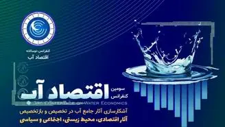 برگزاری سومین کنفرانس اقتصاد آب