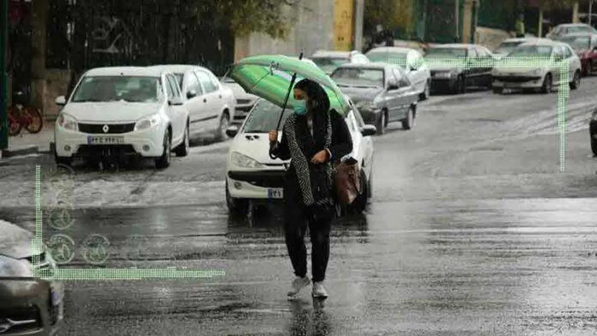 بارش شدید باران در تهران