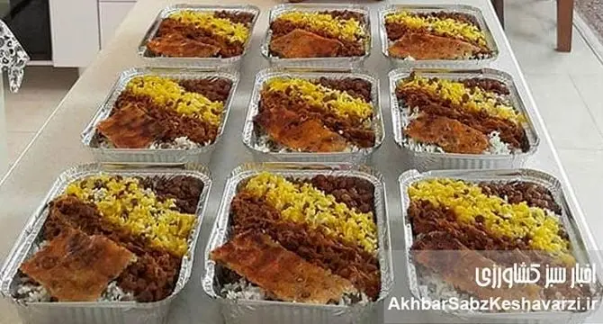 طرز تهیه عدس پلو مجلسی و خوشمزه به سبک نذری (برای ۱۰۰ نفر)+جزئیات
