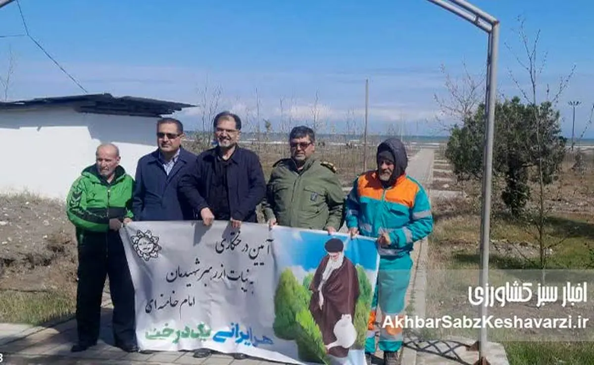 نهال‌های امید در نوشهر؛ ۵۰۰۰ نهال در ساحل سیترا کاشته می‌شود