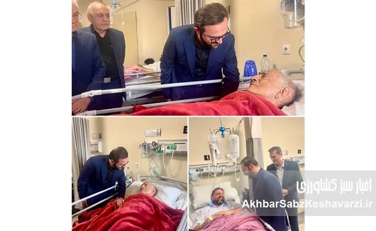 عیادت مدیرعامل بانک کشاورزی از مجروحان جنگ رمضان
