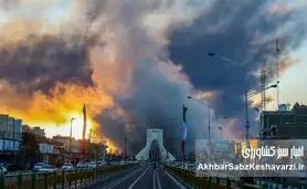 آتش بر نماد پایتخت؛ روایت عکاس از انفجارهای مرگبار تهران