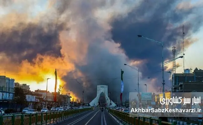 آتش بر نماد پایتخت؛ روایت عکاس از انفجارهای مرگبار تهران