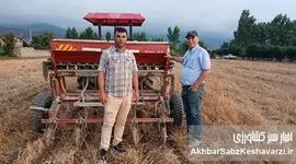 کشت مستقیم یا بی‌خاک‌ورزی سویا در بقایای گندم در استان گلستان+ویدئو