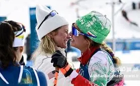 آغوشی فراتر از سیاست؛ قاب احساسی اسکی‌بازان ایران و آمریکا+عکس