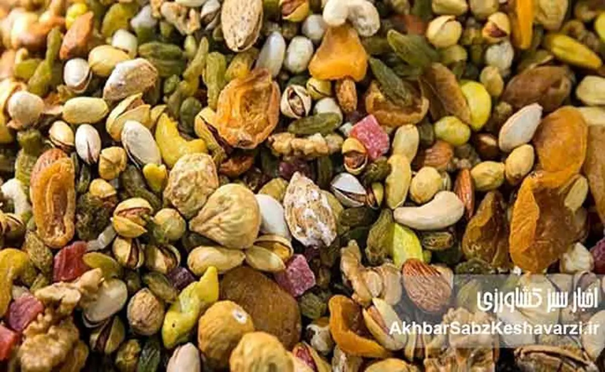 افزایش ۸۵ درصدی قیمت آجیل شب یلدا؛ گرانی پسته در صدر فهرست+جدول