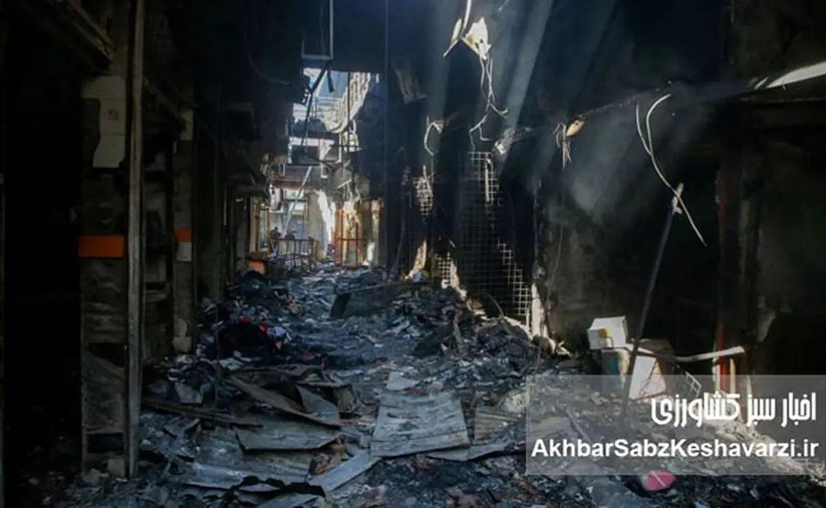 بازار تاریخی رشت پس از آتش‌سوزی؛ احیا یا تخریب با بولدوزر؟