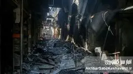 بازار تاریخی رشت پس از آتش‌سوزی؛ احیا یا تخریب با بولدوزر؟