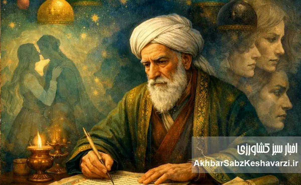 نظامی گنجوی؛ فراتر از اسطوره‌های عاشقانه: رمزگشایی از معمای «پنج گنج» در قرن ۲۱