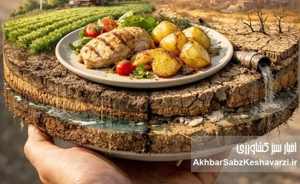 غذایی که می‌خوریم؛ ردپایش بر خاک، آب و هوا