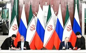 پوتین قانون معاهده جامع راهبردی روسیه و ایران را امضا کرد؛ فرایند قانونی در روسیه نهایی شد