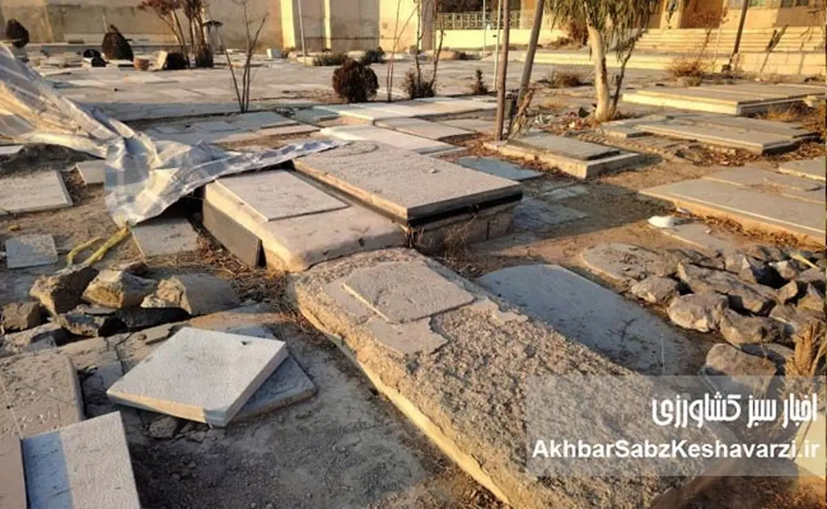 تخریب دوباره سنگ‌قبرهای تاریخی ابن‌بابویه زیر سایه هم‌سطح‌سازی