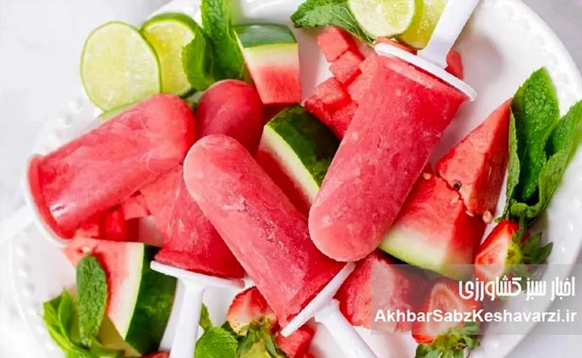 یخمک هندوانه خانگی: دسر تابستانی سالم و خوشمزه برای کودکان