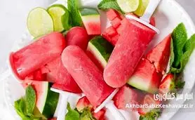 یخمک هندوانه خانگی: دسر تابستانی سالم و خوشمزه برای کودکان