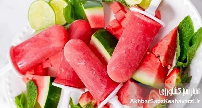 یخمک هندوانه خانگی: دسر تابستانی سالم و خوشمزه برای کودکان