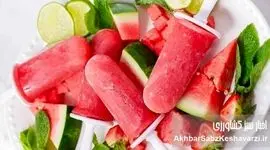 یخمک هندوانه خانگی: دسر تابستانی سالم و خوشمزه برای کودکان