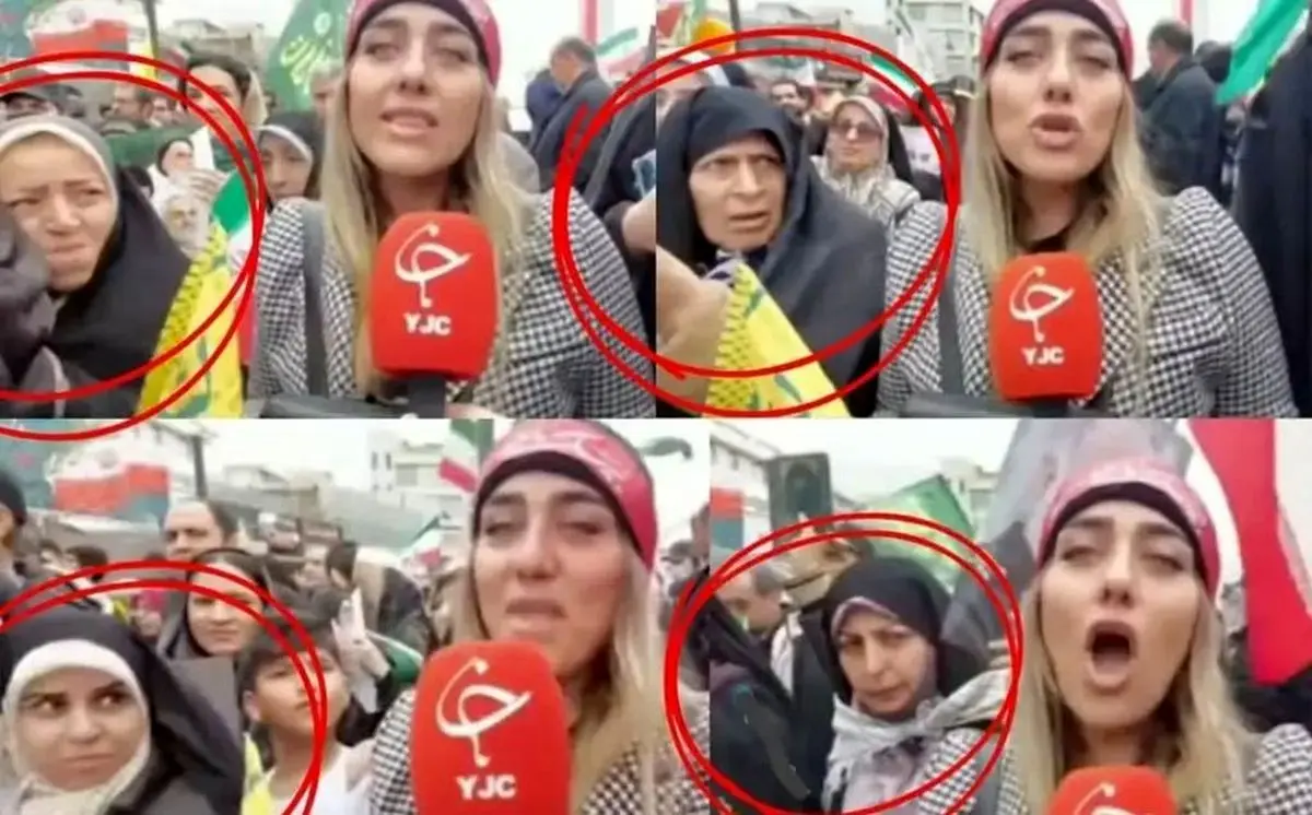 قاب متفاوت راهپیمایی دیروز که توجه همه را جلب کرد+عکس