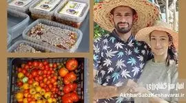 زوجی جوان با دریایی از عشق به تولید: الگویی برای مهاجرت معکوس و خودکفایی در قلب مازندران+ ویدئو