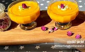 پودینگ کدو حلوایی؛ دسری خوشمزه و پاییزی با عطر ادویه و زعفران+ جزئیات