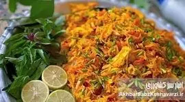  طرز تهیه هویج پلو متفاوت و مجلسی با این روش خاص+ جزئیات