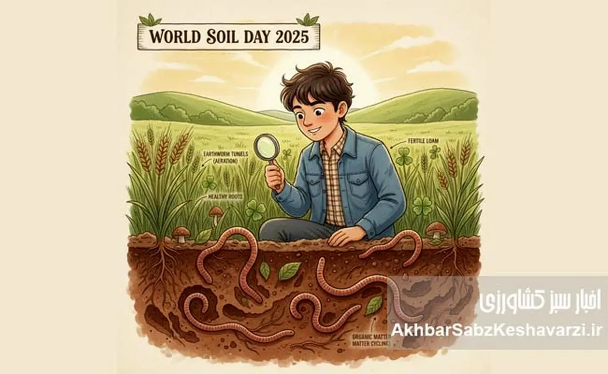 الهام از دل خاک؛ اثر خلاقانه دانش آموز همدانی در روز جهانی خاک 2025+ ویدئو