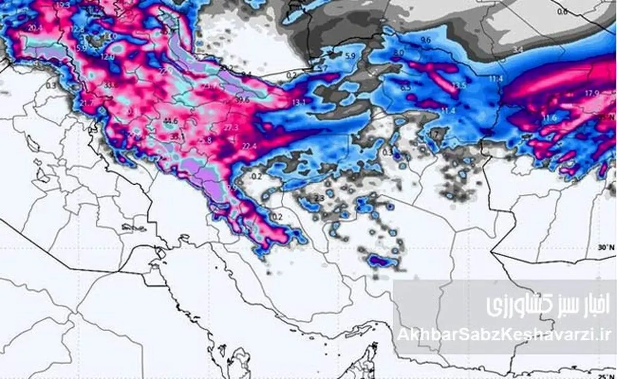 آغاز بارش‌های سنگین در سراسر کشور