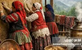 «دِتِیم»؛ رقصِ گل بر دیواره‌های تبرستان/ آیین خانه‌تکانی به وقتِ مازندران