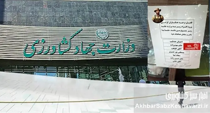​ممنوع‌الورودی خبرنگاران و کارکنان وزارت کشاورزی: آیا سجاد حسینی حکم قضایی دارد؟