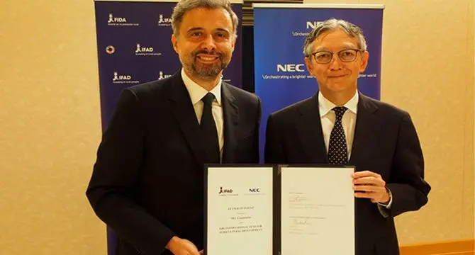 همکاری NEC و IFAD برای متحول کردن کشاورزی آفریقا با فناوری دیجیتال