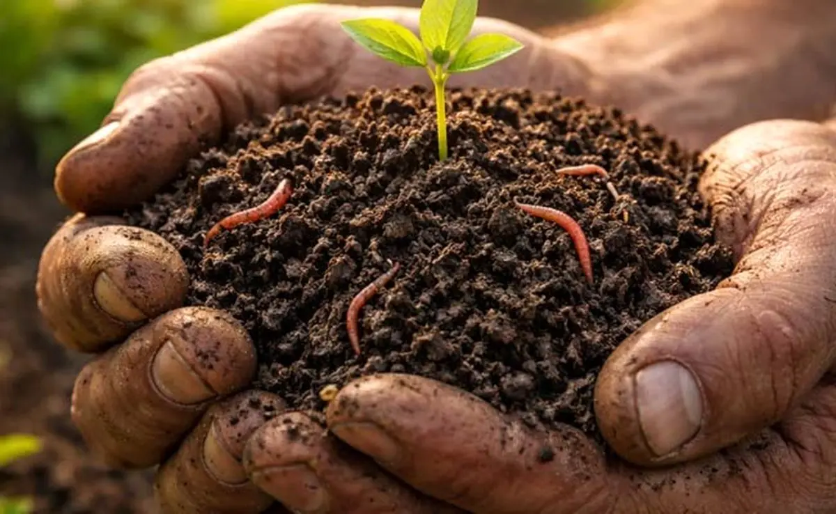 طلای سیاه در زمین زراعی؛ چگونه با تولید ورمی‌کمپوست بومی به خودکفایی برسیم؟

